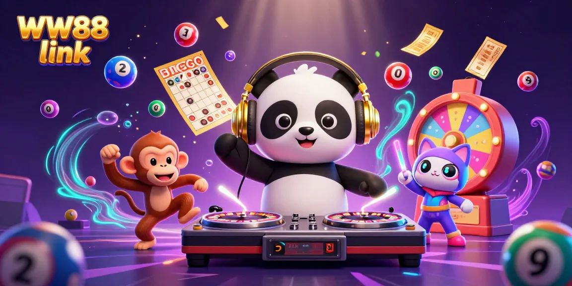 Experience exciting gambling dynamics with WW88 link through vibrant 3D characters and casino elements.