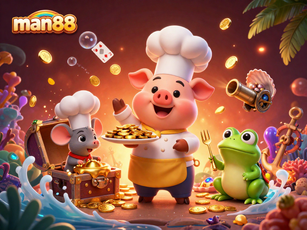 Experience thrilling gameplay at man88 while enjoying vibrant underwater treasures and festive gaming action!
