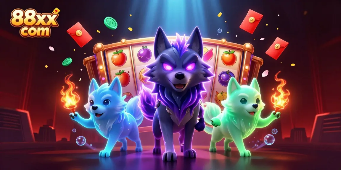 Win big with 88xx com at the vibrant casino featuring fruit symbols and jackpot action!