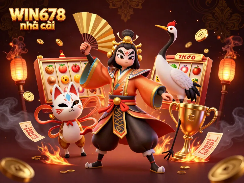 WIN678 nhà cái brings excitement to your gaming experience with intricate 3D illustrations of casino games.