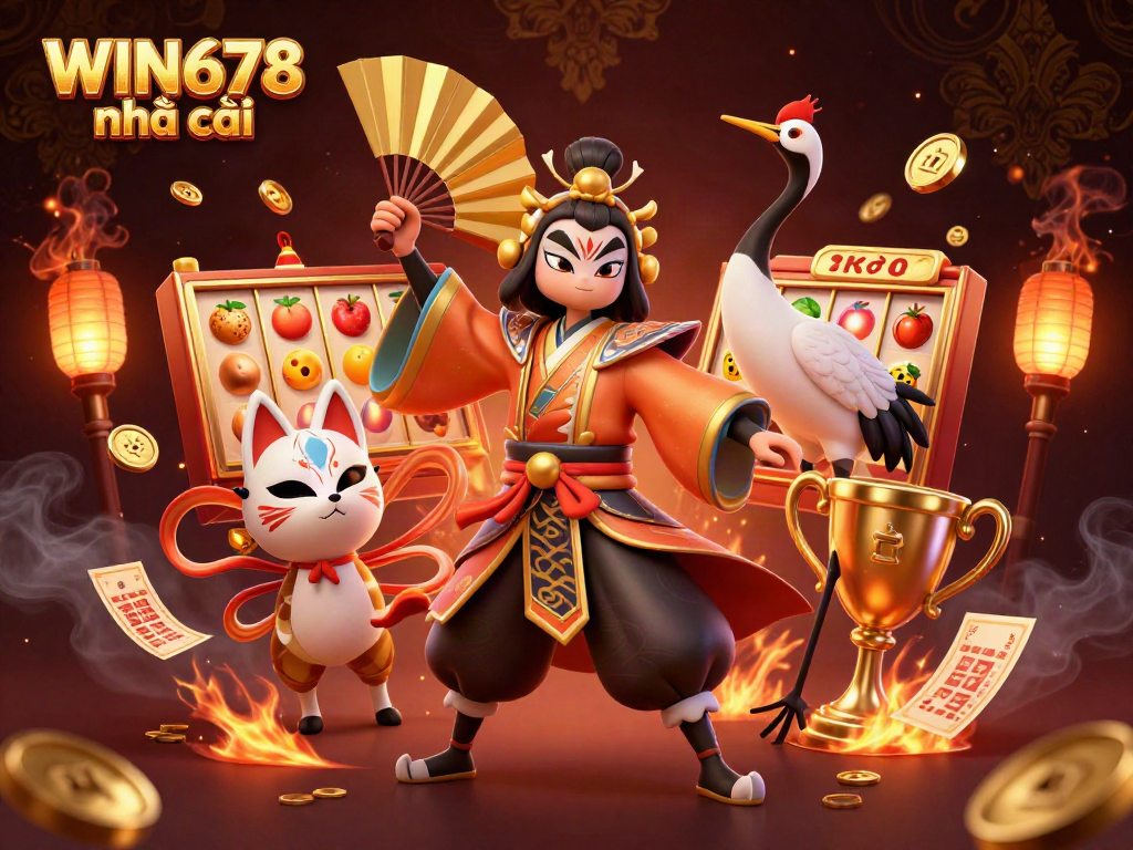 WIN678 nhà cái brings excitement to your gaming experience with intricate 3D illustrations of casino games.