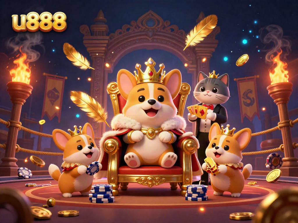 Experience thrilling gameplay at u888 with vibrant 3D casino elements and charming characters.